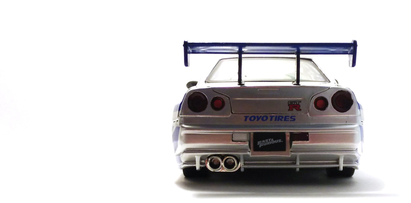 Illustration for article titled F&F Friday: A 1/24 Nissan Skyline GT-R R34 by Jada